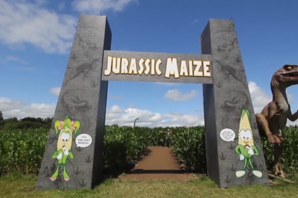 Jurassic Maize entrance