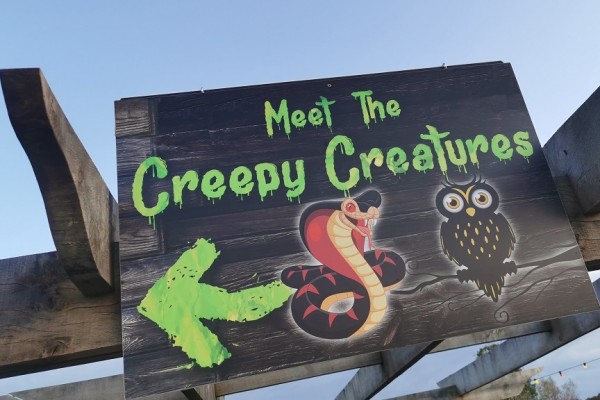 Creepy Creature Sign