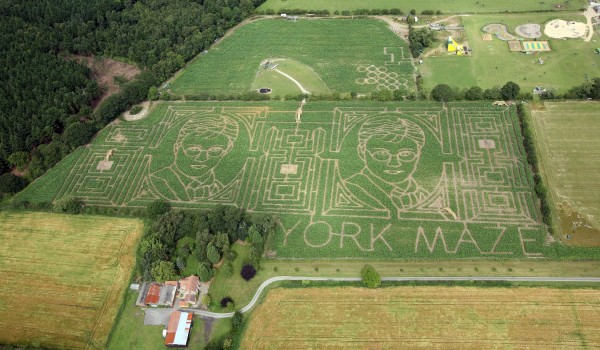 York Maze aerial 2011 press